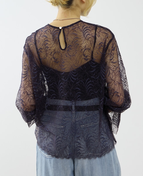 レースブラウス 詳細画像 ネイビー 13