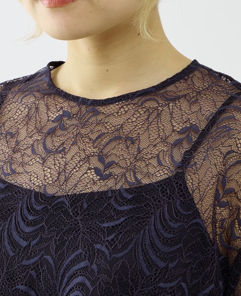 レースブラウス 詳細画像 ネイビー 14