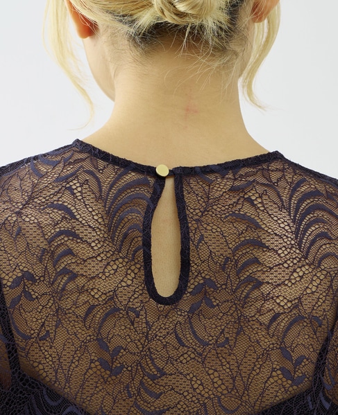 レースブラウス 詳細画像 ネイビー 15