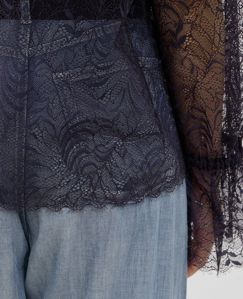 レースブラウス 詳細画像 ネイビー 16
