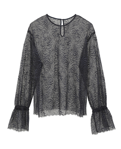レースブラウス 詳細画像 ネイビー 19