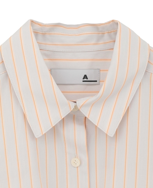 【A_/エース】チェック/ストライプポケットシャツ 詳細画像 オレンジ系その他 10