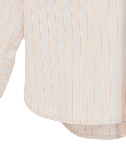 【A_/エース】チェック/ストライプポケットシャツ 詳細画像 オレンジ系その他 12