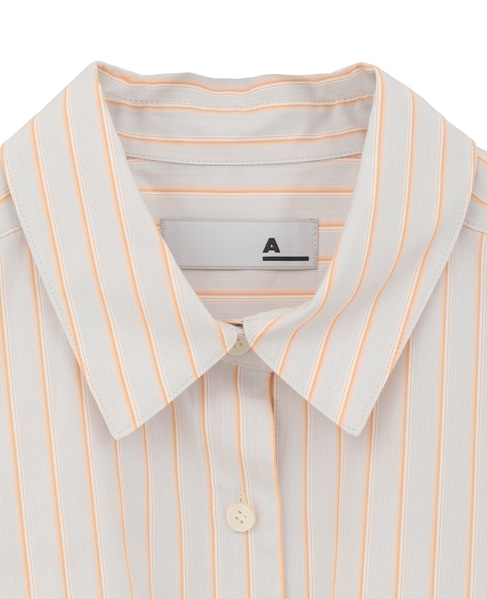 【A_/エース】チェック/ストライプポケットシャツ 詳細画像 オレンジ系その他 3