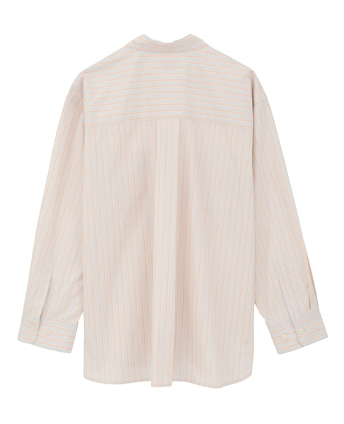 【A_/エース】チェック/ストライプポケットシャツ 詳細画像 オレンジ系その他 9