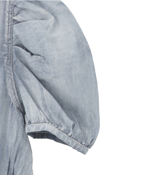 【A_/エース】シアーデニムパフブラウス 詳細画像 インディゴブルー 19