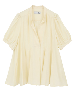 【A_ /エース】シアータックチュニックブラウス