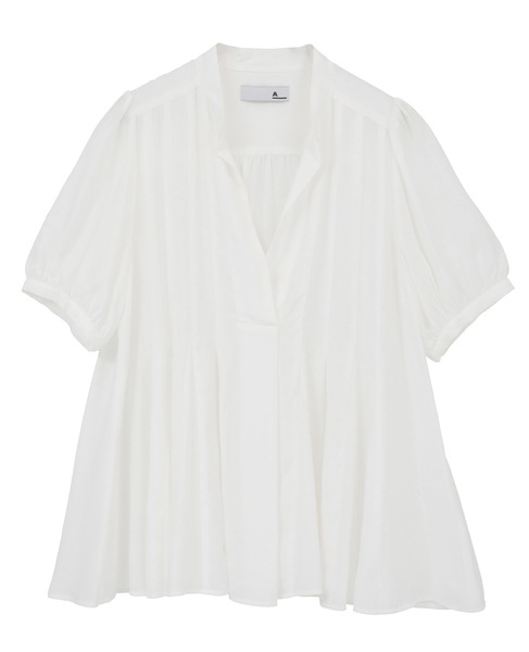 【A_ /エース】シアータックチュニックブラウス 詳細画像 オフホワイト 1
