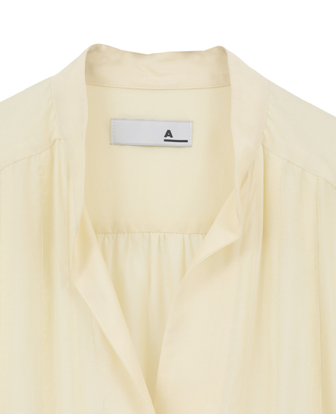 【A_ /エース】シアータックチュニックブラウス 詳細画像 イエロー 3