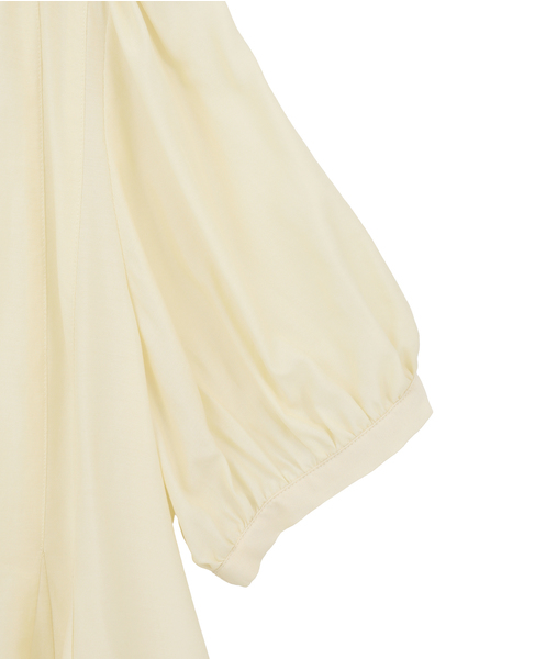 【A_ /エース】シアータックチュニックブラウス 詳細画像 イエロー 4
