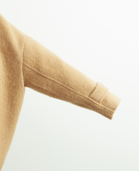 モヘヤ混コクーンシャギーコート 詳細画像 キャメル 13