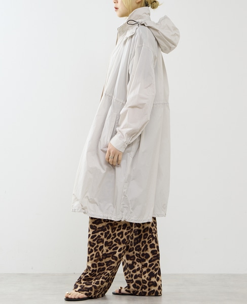 ナイロンフード付コート（フード収納可） 詳細画像 オフホワイト 3