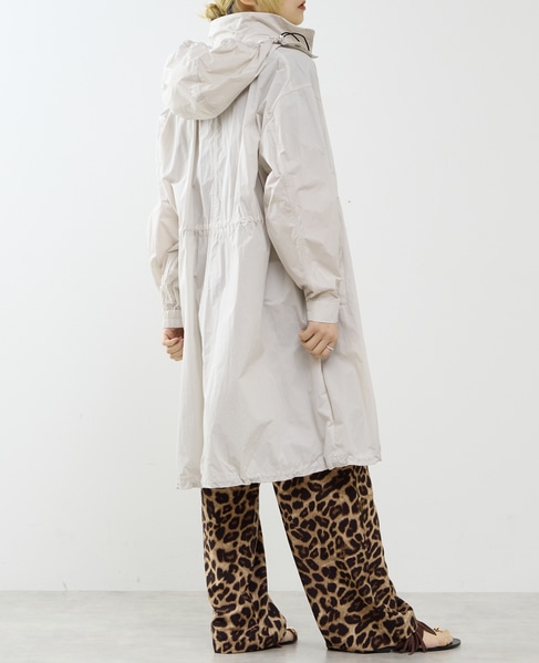 ナイロンフード付コート（フード収納可） 詳細画像 オフホワイト 5