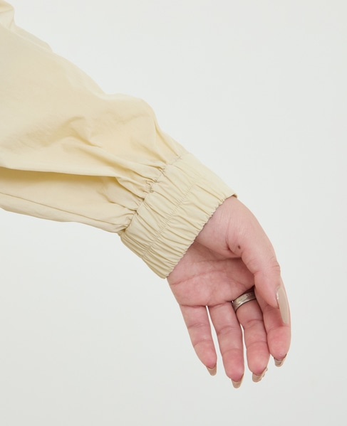 ナイロンフード付コート（フード収納可） 詳細画像 アイボリー 17