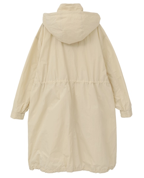ナイロンフード付コート（フード収納可） 詳細画像 アイボリー 19
