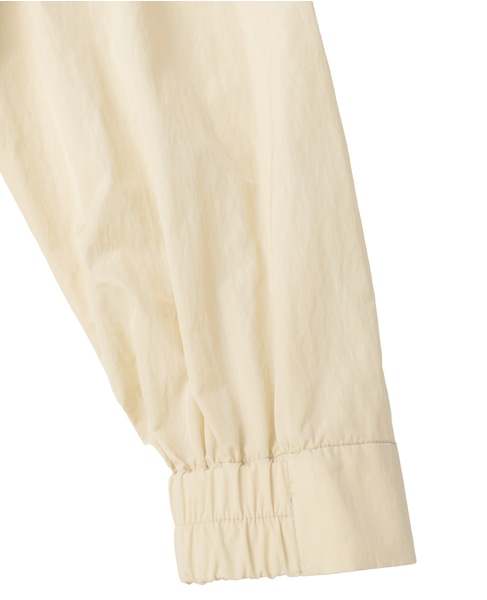 ナイロンフード付コート（フード収納可） 詳細画像 アイボリー 21