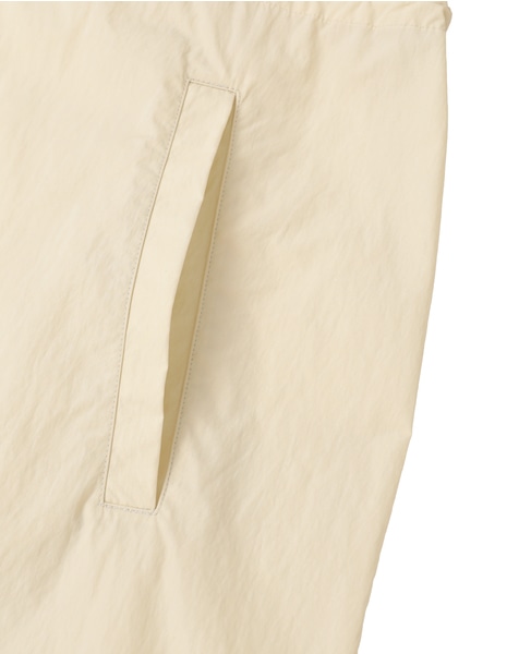 ナイロンフード付コート（フード収納可） 詳細画像 アイボリー 23