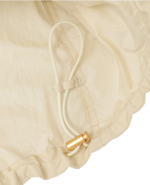 ナイロンフード付コート（フード収納可） 詳細画像 アイボリー 24