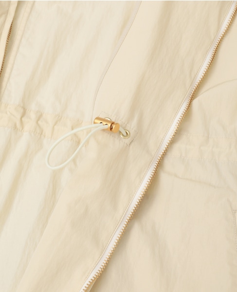 ナイロンフード付コート（フード収納可） 詳細画像 アイボリー 26