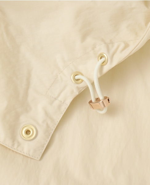 ナイロンフード付コート（フード収納可） 詳細画像 アイボリー 28