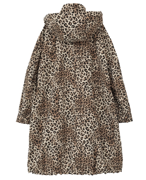 レオパード柄フード付コート（フード収納可） 詳細画像 レオパード 20