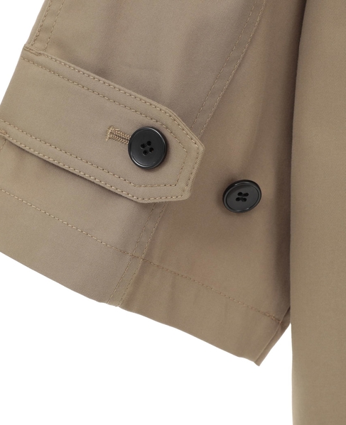 Aラインスタンドコート 詳細画像 ダークベージュ 14