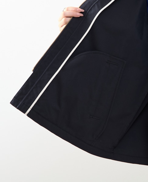 Aラインスタンドコート 詳細画像 ダークネイビー 8