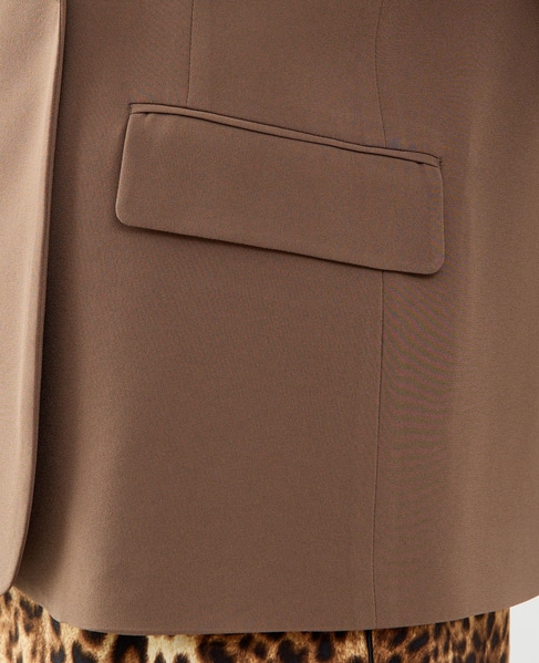 ピークドラペルジャケット 詳細画像 ブラウン 11