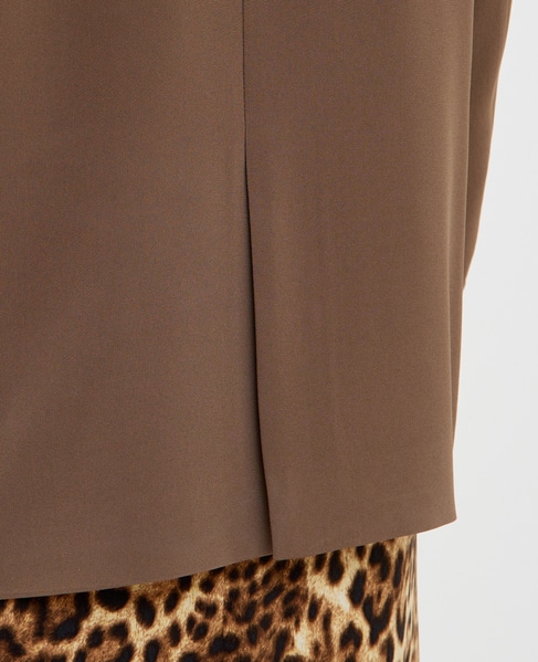 ピークドラペルジャケット 詳細画像 ブラウン 14