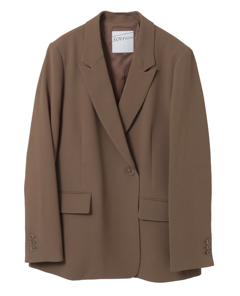 ピークドラペルジャケット 詳細画像 ブラウン 16