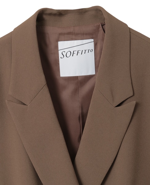 ピークドラペルジャケット 詳細画像 ブラウン 18