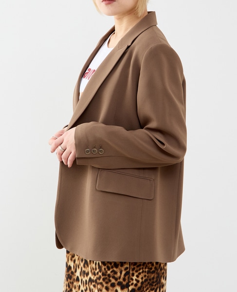 ピークドラペルジャケット 詳細画像 ブラウン 2