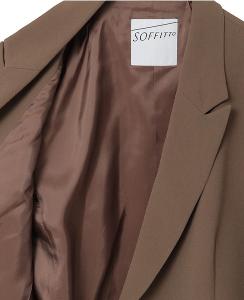 ピークドラペルジャケット 詳細画像 ブラウン 23