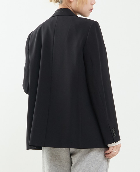 ピークドラペルジャケット 詳細画像 ブラック 3