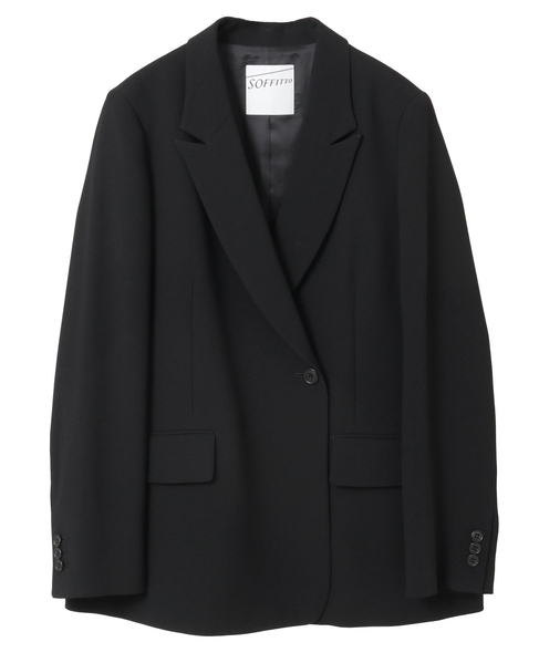 ピークドラペルジャケット 詳細画像 ブラック 9