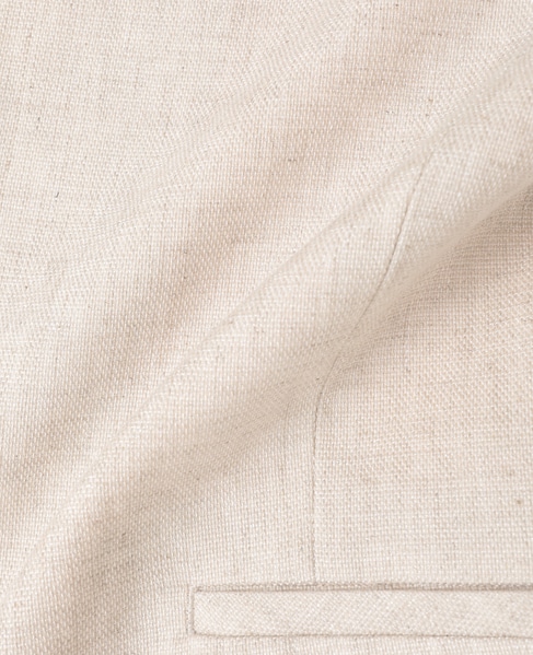 【A_/エース】リネン混ノーカラージャケット 詳細画像 ベージュ 7