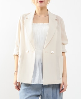 接触冷感シアージャケット