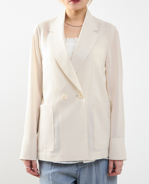 接触冷感シアージャケット 詳細画像 オフホワイト 10