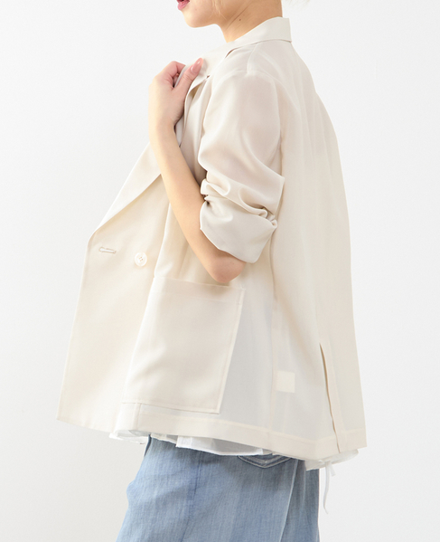 接触冷感シアージャケット 詳細画像 オフホワイト 2