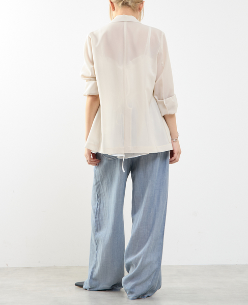 接触冷感シアージャケット 詳細画像 オフホワイト 7