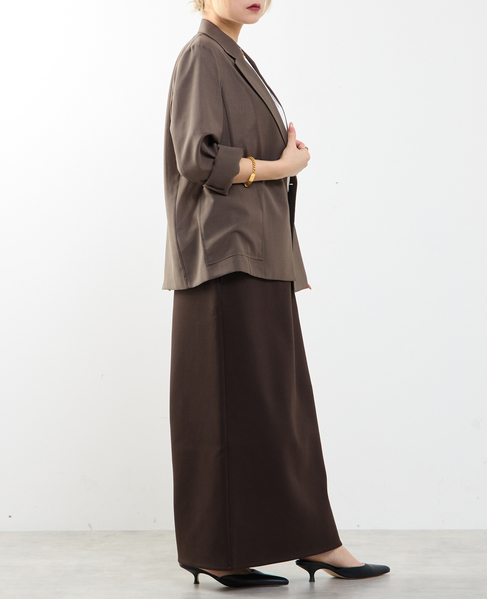 接触冷感シアージャケット 詳細画像 ダークブラウン 8