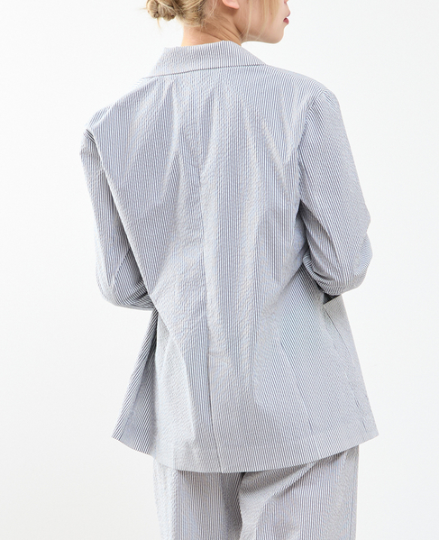 【A_/エース】サッカー ストライプジャケット 詳細画像 ネイビーストライプ 3