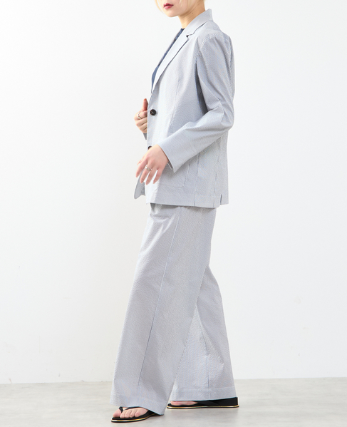 【A_/エース】サッカー ストライプジャケット 詳細画像 ネイビーストライプ 6