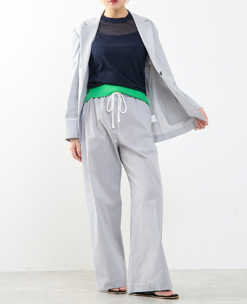 【A_/エース】サッカー ストライプジャケット 詳細画像 ネイビーストライプ 9