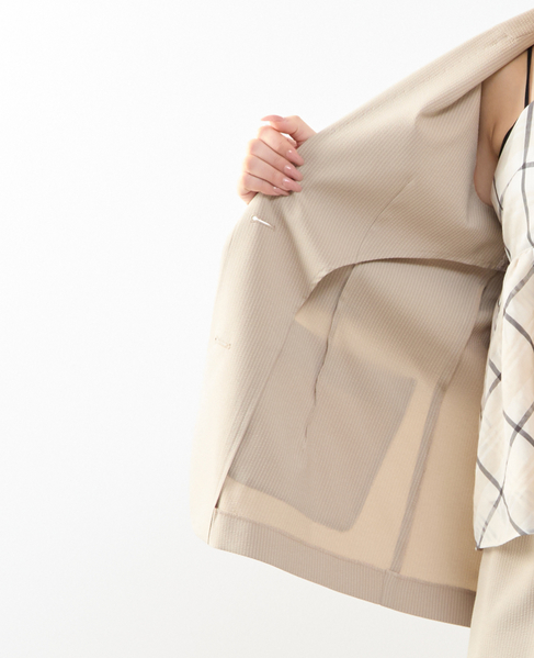 【A_/エース】サッカー ストライプジャケット 詳細画像 ベージュ 10