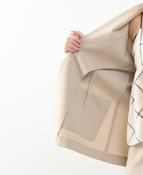 【A_/エース】サッカー ストライプジャケット 詳細画像 ベージュ 12