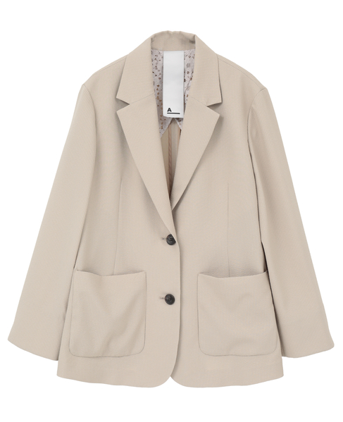 【A_/エース】サッカー ストライプジャケット 詳細画像 ベージュ 13