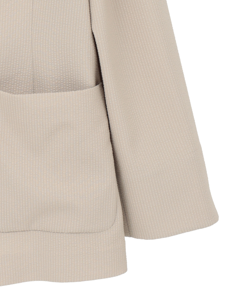 【A_/エース】サッカー ストライプジャケット 詳細画像 ベージュ 16