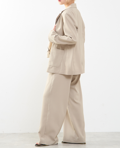 【A_/エース】サッカー ストライプジャケット 詳細画像 ベージュ 6