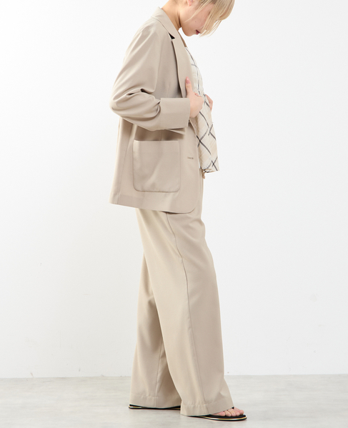 【A_/エース】サッカー ストライプジャケット 詳細画像 ベージュ 8